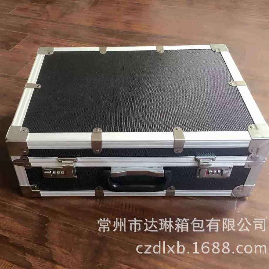 热销多功能手提铝箱工具箱表演展示铝箱文件电脑收纳箱密码