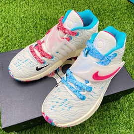 适配 KD14 EP  Aquafresh杜兰特14白蓝红色鸳鸯腰果花夜光鞋带