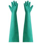 耐用耐穿刺加长到肩膀丁腈耐酸碱洗车洗碗洗衣橡胶手套 包邮