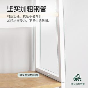 架G135A落靠墙多层简易北欧白色网红书房间收 客厅置地物架卧室式