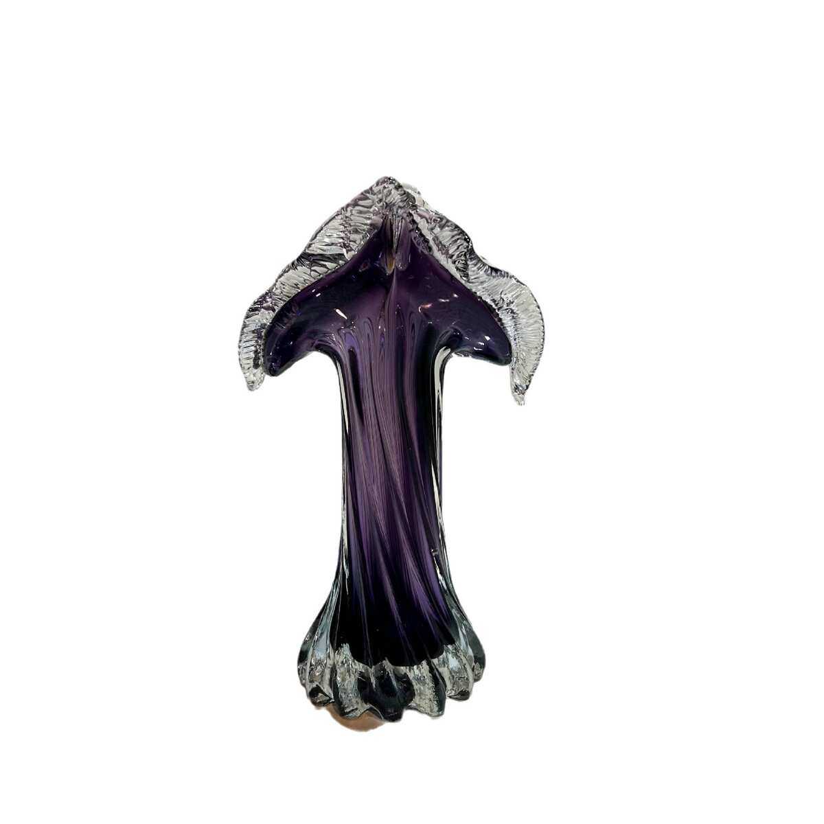 创意风紫色渐变轻奢花边花瓶摆件高级样板房软装家居饰品客厅花器,家居饰品,花瓶,淘宝优惠券,粉丝福利购,淘宝优惠卷