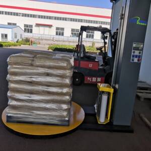 ET1650F食绕品缠包装机济南爱格瑞智力能包装机恒张预拉伸缠膜机