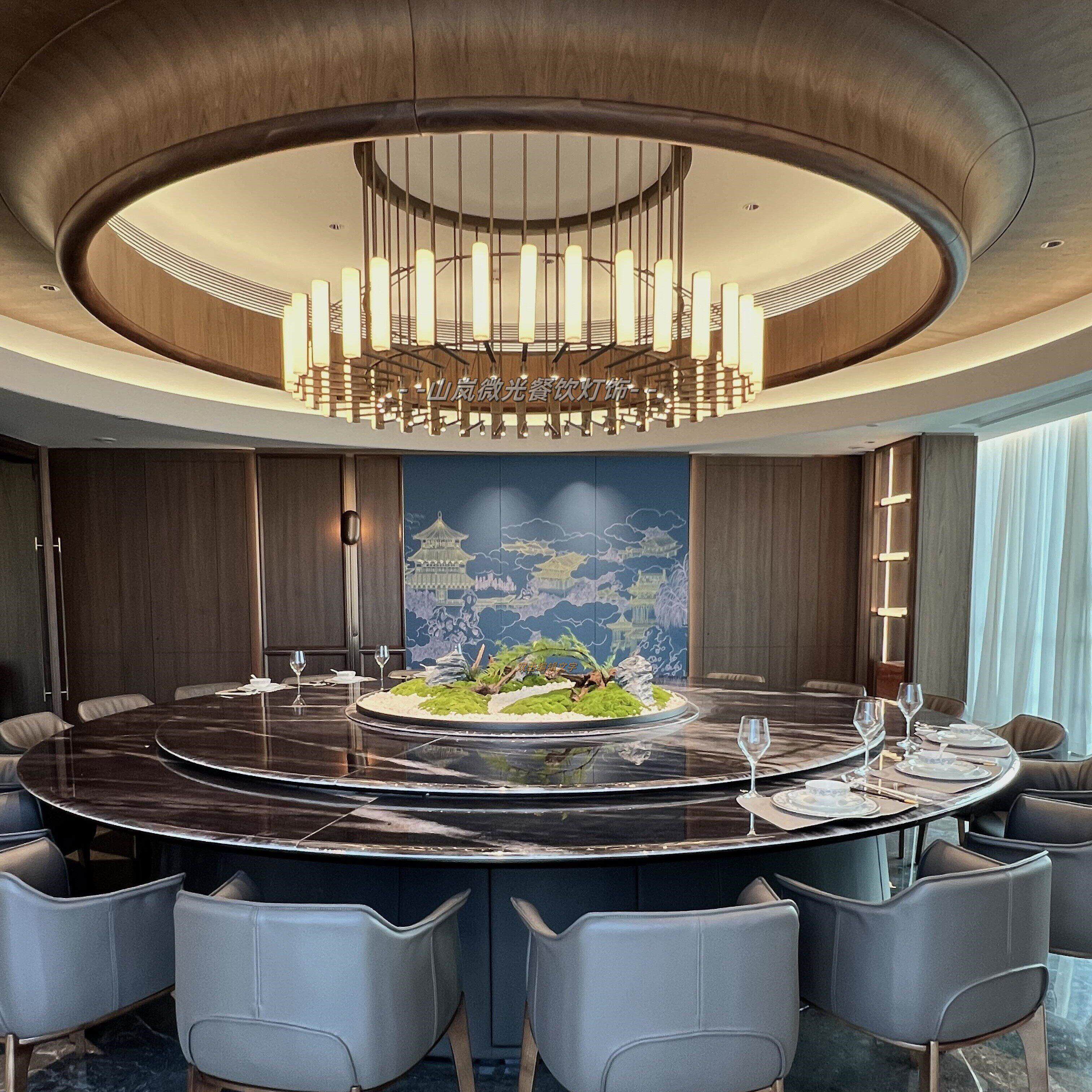 金属艺术吊灯餐厅包房专用适配中西餐厅包厢定制化尺寸可选