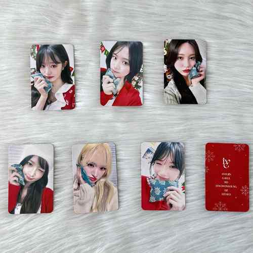 ive圣诞卡kbs mbc入场卡歌谣大战打歌卡预录小卡张元英李瑞直井怜