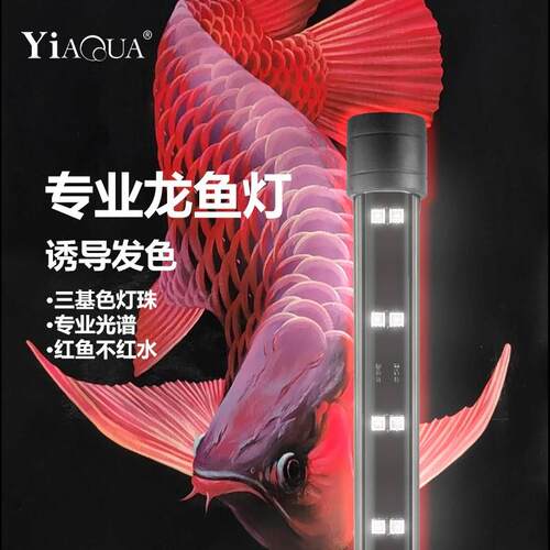 龙鱼专用灯鱼缸照明灯LED三基色防水观赏灯龙鱼增艳增红潜水灯