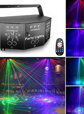 2024款台舞激光BR15YJGD灯64图案你镭吧射频迷闪迪斯科UV派对KTV