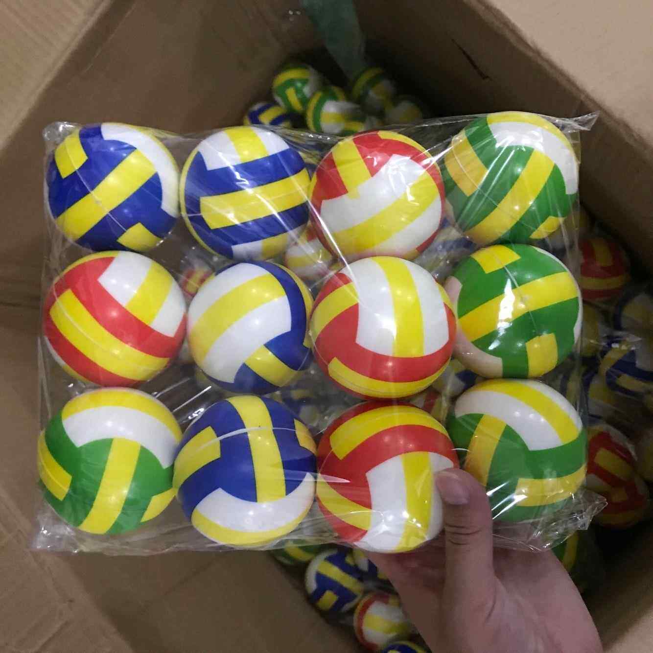包邮pu海绵实心软球笑脸各种图案儿童玩具球手捏压力球礼品弹力球