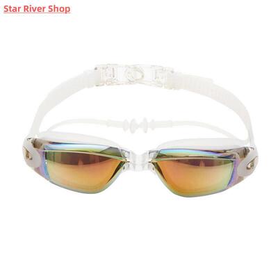 Optical Swimming Goggles Men Women Myopia Pool Earplug Profe
