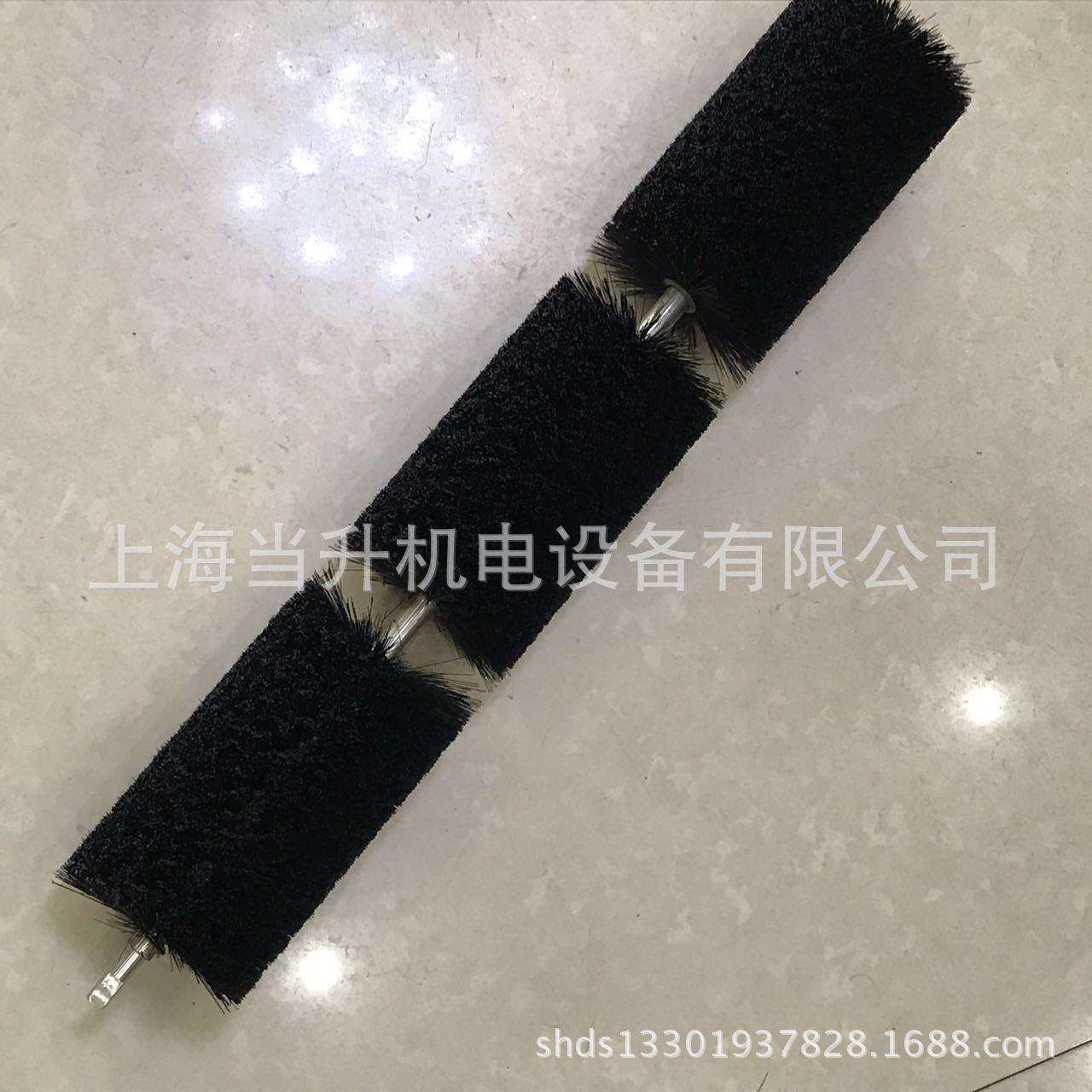 订做弹簧毛刷 工业清洗刷棍 尼龙毛刷轮 防尘毛刷棍筒 缠绕毛刷轮