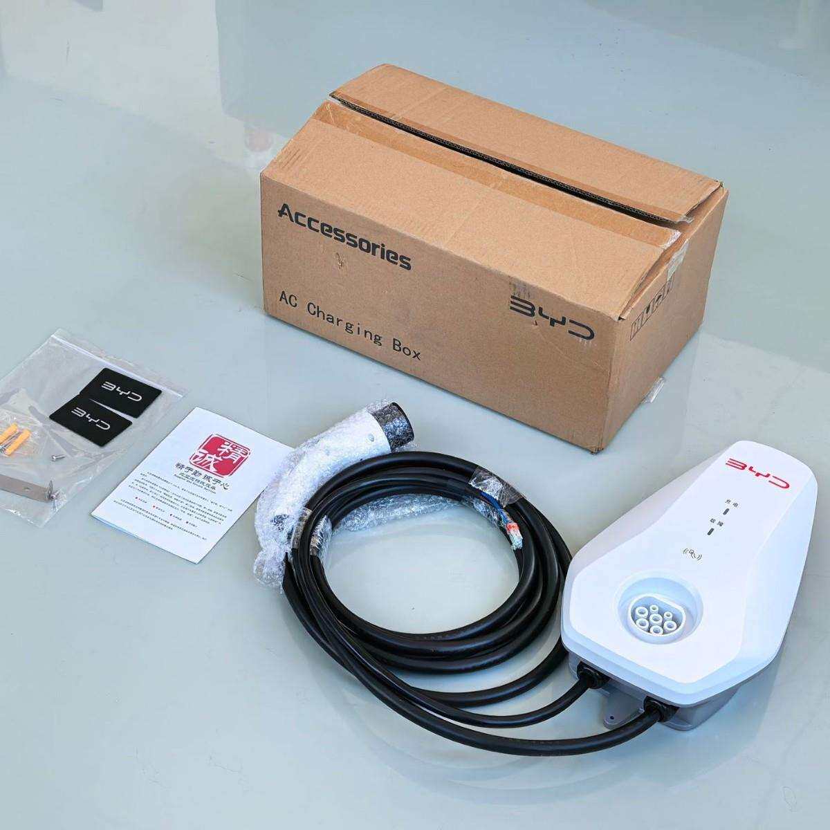 YD亚迪新器7KW家用交流充电桩能404源电动汽车通用原厂原B装正规2