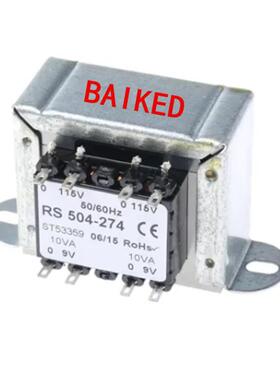 RS 504-274 PRO 20VA 2输出 变压器 115Vac 230Vac输入 9V