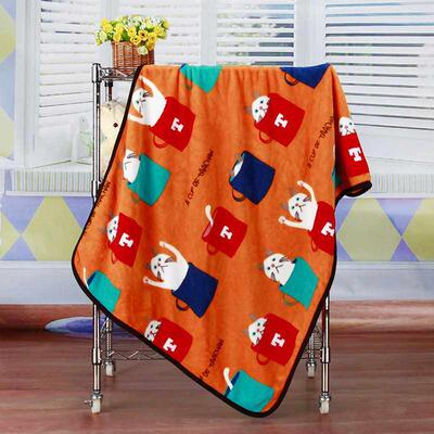 Flannel Baby Blanket Baby Cartoon Blanket Coral Fleece Knee