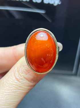天天特价 天然琥珀红色血珀戒指手环 女款 波兰进口 红色养颜镇静