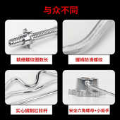 举重深蹲家用健身器材 1.8米 厂家供应杠铃杆卧杆直杆曲杆1.2 1.5