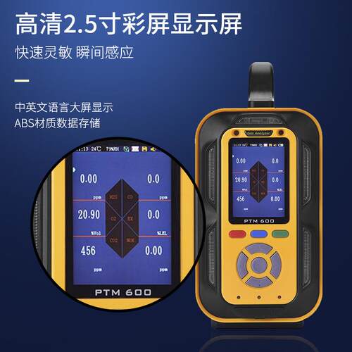 基恩气体检思测JIENSI仪复合型多合一分析体仪化二氧硫有毒有害气