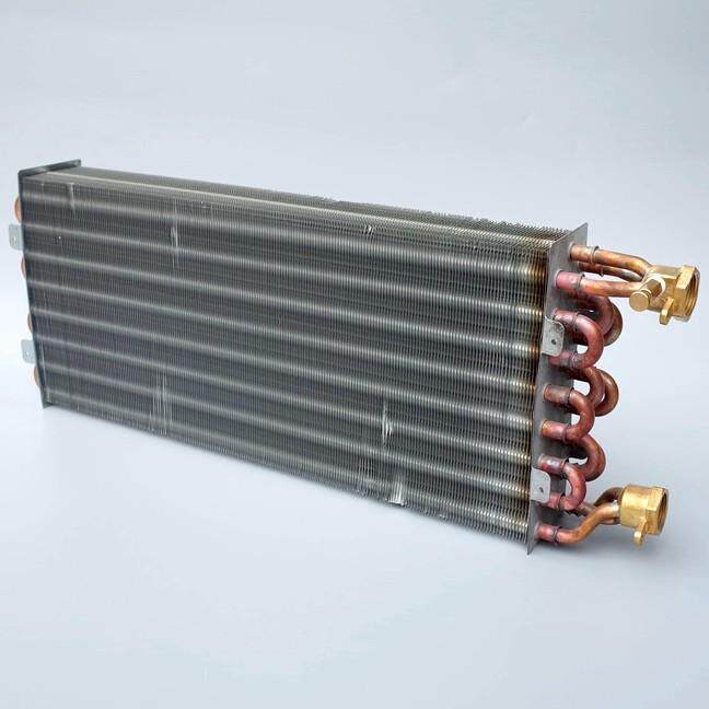 风机盘管散热器水空调表冷器中央空调换热芯铜管铝箔翅片冷凝器