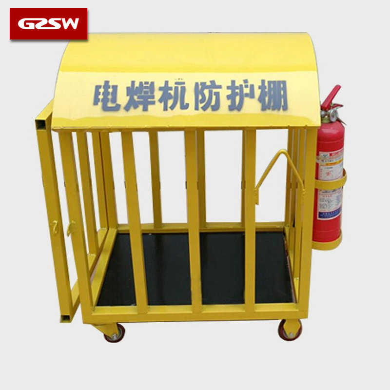 光振供应电焊机防护棚焊机吊笼安全有锁防丢失损坏工地焊机保护棚