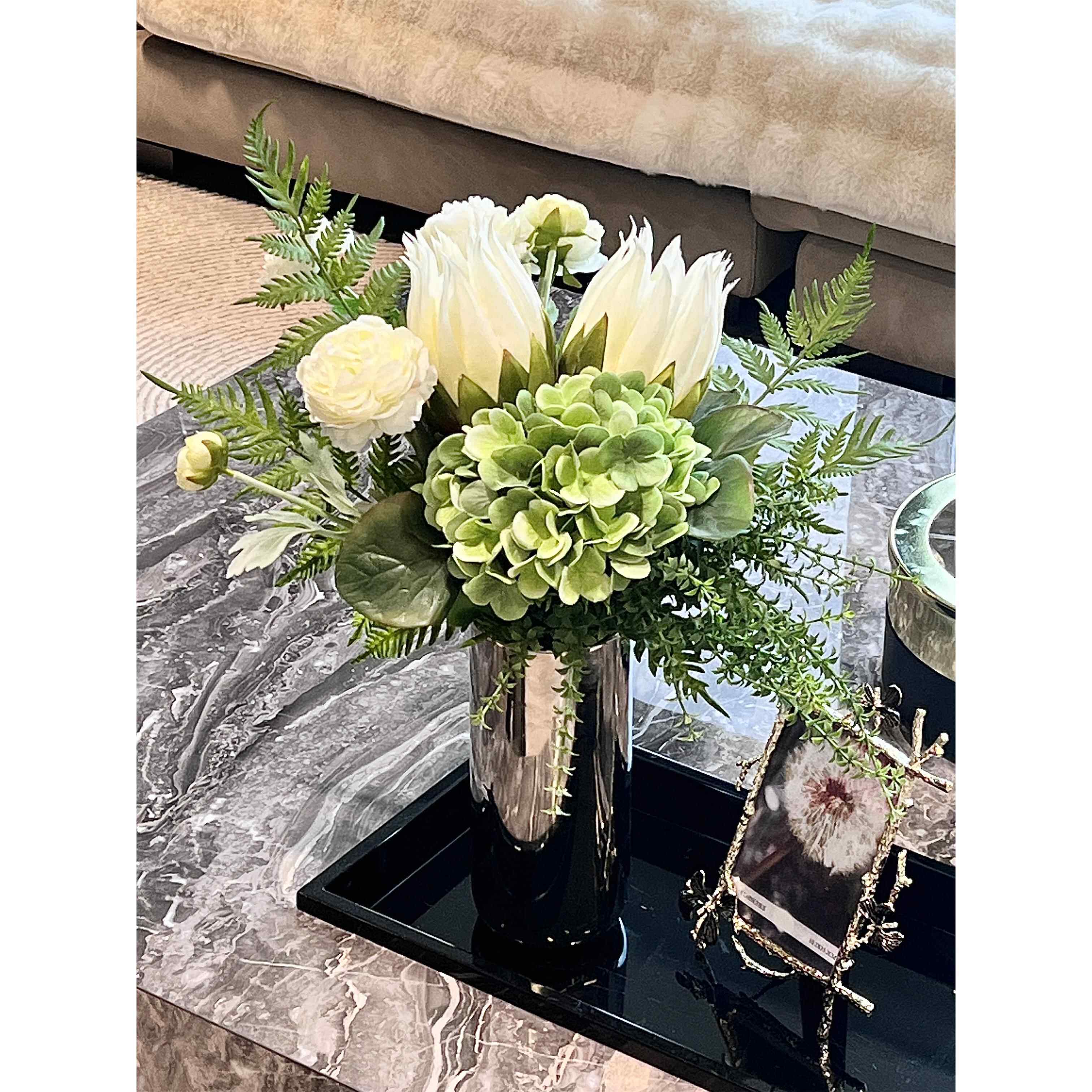 【帝王花高档样板间】彷真花花束高档软装样板间花束时尚简约