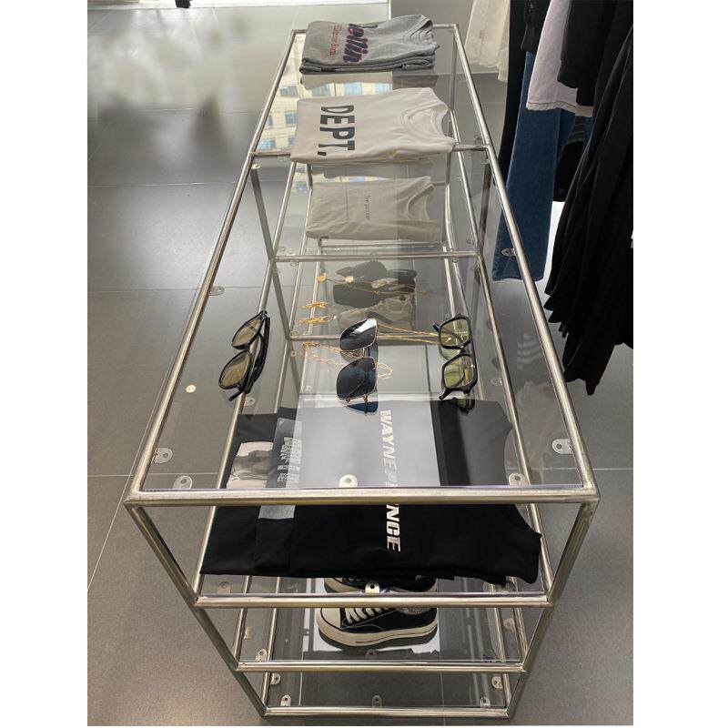 服装店展示柜箱鞋店鞋类陈列橱窗箱包店箱包透明展示柜落地式