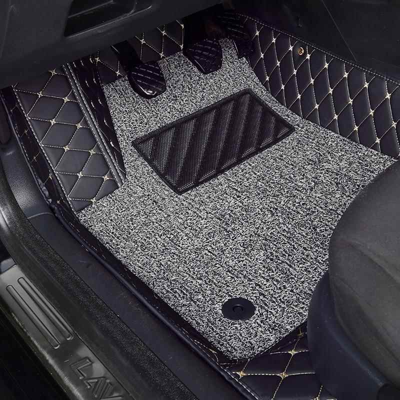 汽车主驾驶单个脚垫包门槛双层单层丝垫圈脚垫踏滑耐491防磨后排