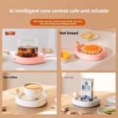 办公室恒温隔热加热杯垫可调温水杯垫家用热牛奶人工智能加热器