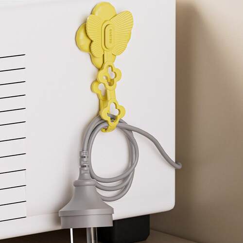 Power Cord Plug Holder Kitchen Organizer Wire Winder Cable M