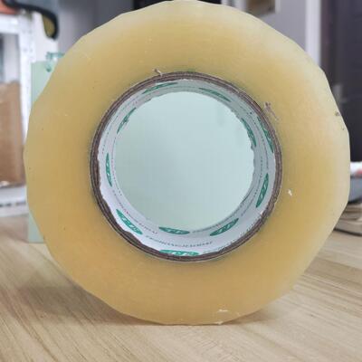 大量快递打包透明胶带高粘度不易断200m足长足宽足厚透明胶带