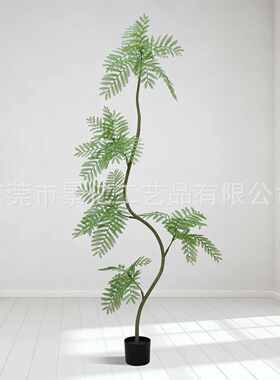 摆放造景办公室楹家具绿卧室落地仿真蓝花客厅植装饰