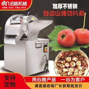 直销新型山楂切片机苹果切片机地瓜红薯切片机山楂切片500公斤