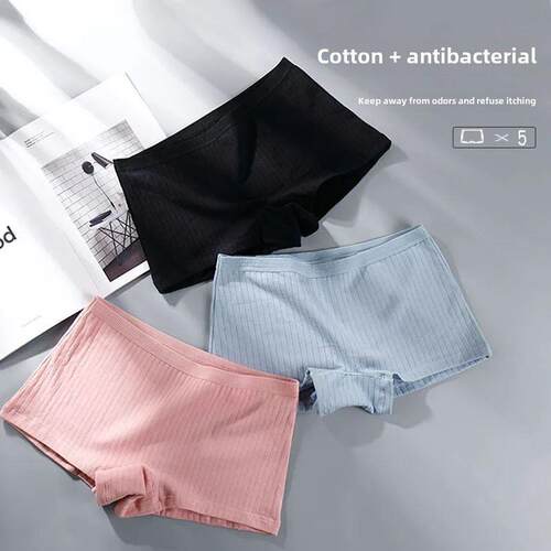 Women Boxers Underwear Cotton Ladies Safety Pants Female Sea