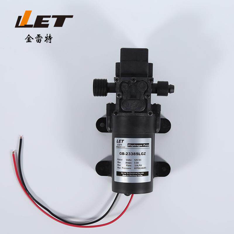 微型电动隔膜泵GB-2338SLGZ 直流小型淋水泵降温回流水泵12V 18V