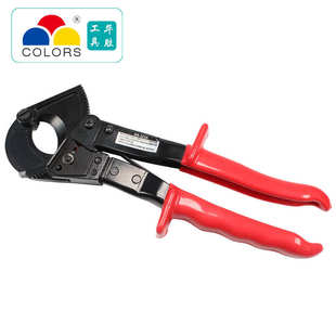 电缆剪 手动棘轮式 铜铝电缆绝缘断线钳 325A德式 华胜工具HS