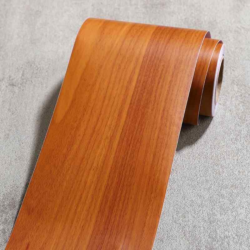 △黄榄木门套门框包边贴地板木门破损修补遮丑补洞水管道木自粘贴