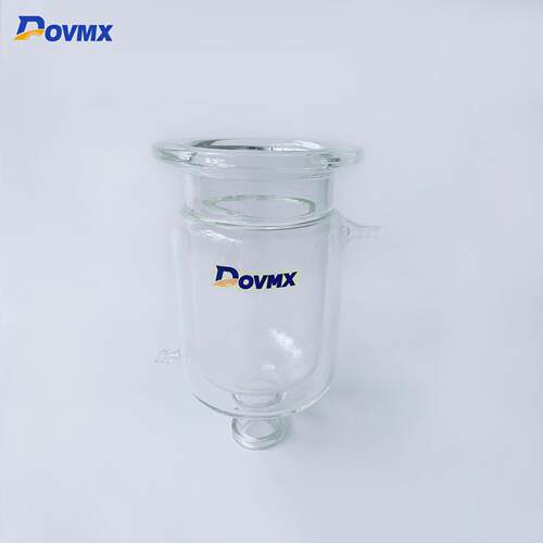 家生产夹套250ml/75璃反应釜体250ML釜/75 双厂层玻玻璃反应体