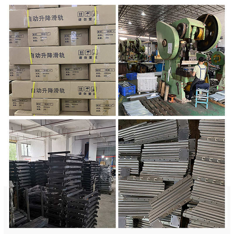 不锈钢圆桌可变方桌旋转导轨餐桌架可伸缩旋转功能架现货批发