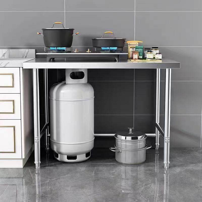 不锈钢加厚工作台厨房切菜单层瓦斯罐操作台灶台酒店饭店商用桌子,家装主材,商用厨房操作台/工作台,淘宝优惠券,粉丝福利购,淘宝优惠卷