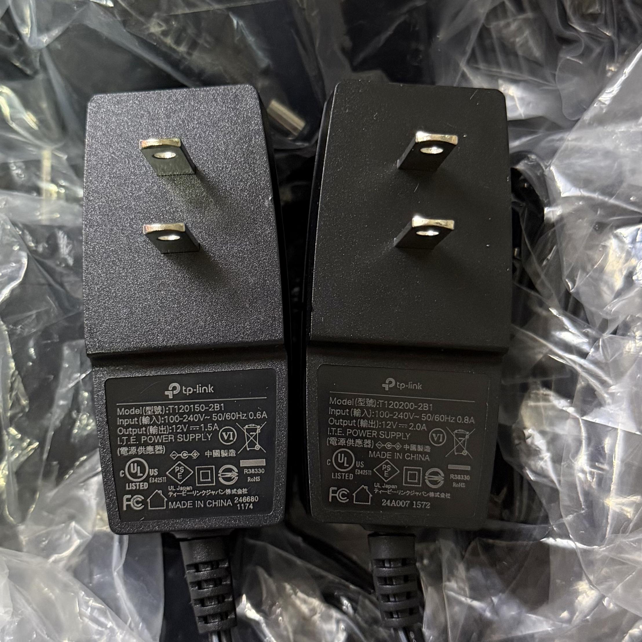 适用tp-link无线路由器电源线12v 1.5a 适用迅捷水星路由电源适配适用2454