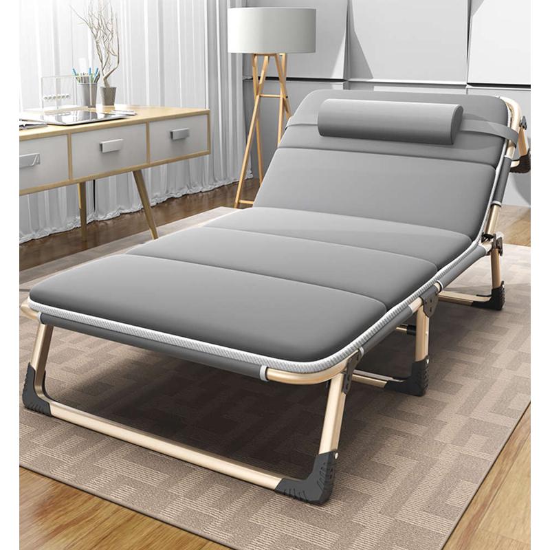 折叠床单人床办公室简易午休床便携户外行军床陪护午睡躺椅双鑫达