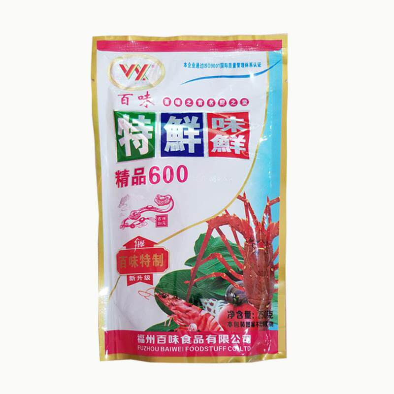 百味特鲜精品600味精250g袋装调味品鸡精无盐大福州商用厨房调料