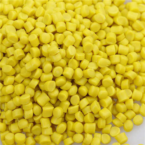 多种规格PVC电线电缆料批发定制黄色绝缘用PVC原材料颗粒量大从优