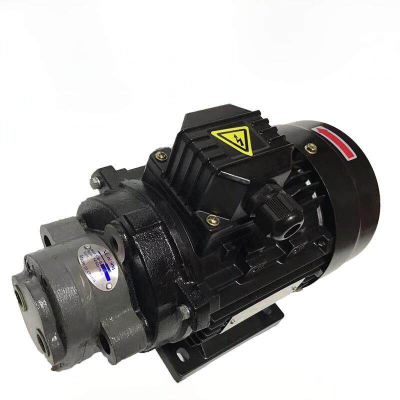 CB-B6/B10/B4/B2.5齿轮泵液压油泵电机组370W/550W润滑油泵头总成