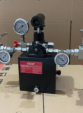 PMI45S-Y双作用手动液压泵配3L铁制油箱