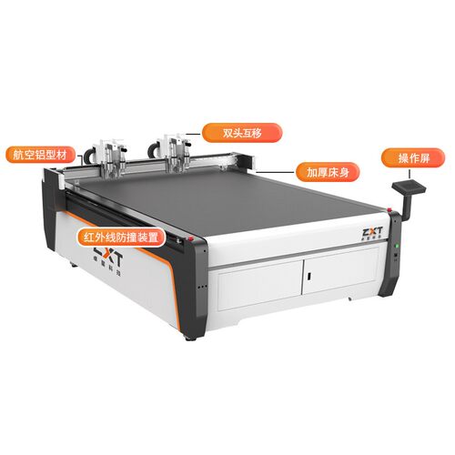 PVC软玻璃切割机家数居PU水T晶桌布切ZX-1625V割机布控自动料切割