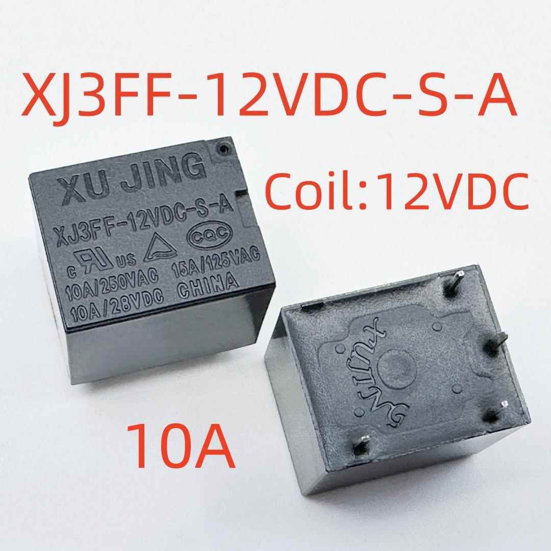全新 4脚 10A 家电 继电器 XJ3FF-12VDC-S-A XJ3FF-5VDC-S-A T73A