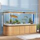 中大型底滤高清玻璃鱼缸客厅靠墙办公室免换水生态落地水族箱