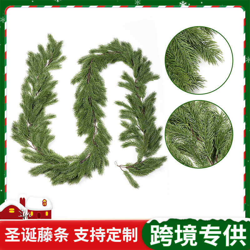 圣诞节装饰柏叶藤条植物桌面装饰品楼梯挂饰仿真花藤条绿植,鲜花速递/花卉仿真/绿植园艺,仿真绿植,淘宝优惠券,粉丝福利购,淘宝优惠卷