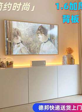 网红款实木电视柜一体现代北欧小户型璧柜上墙柜巷道转角柜