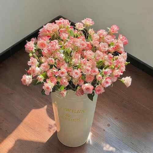复古醒花桶深水鲜花养花桶家用客厅泡花插花专业花店专用大号花瓶