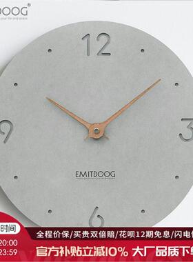 EMITDOOG北欧轻奢时钟表挂钟客厅家用现代简约卧室时尚墙面装饰