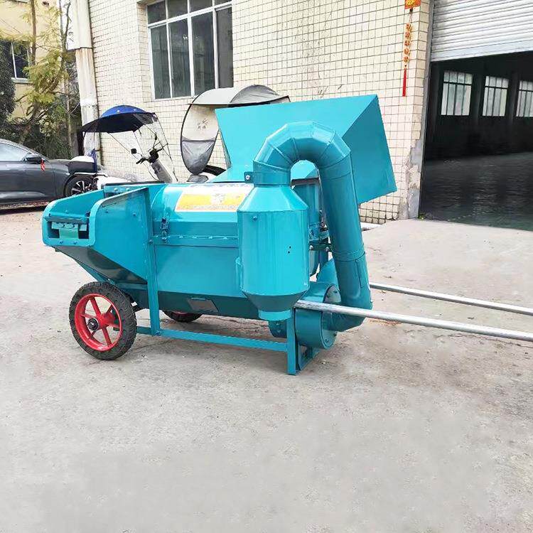 农友多功能脱粒机 湖南家用油菜脱粒机汽油机带黄豆脱粒机